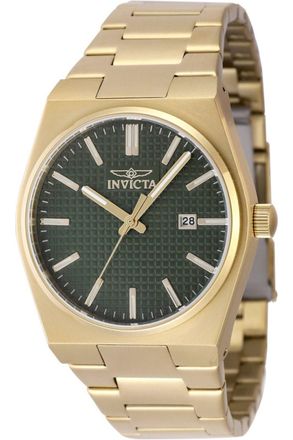 Invicta Speedway 48399 Heren Horloge - Quartz Uurwerk - Roestvrij Staal met groene Wijzerplaat - 40mm