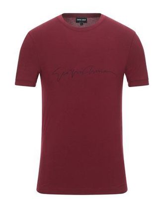 Tシャツ・カットソー GIORGIO ARMANI Men Tops 386442 6LSM90SJTK Red Giorgio Armani: Red T-Shirts now up to −76% | Stylight