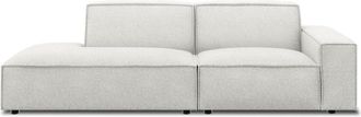 Castlery Customized White Performance Side Chaise Sofa Left Facing | Jonathan by Castlery, Grey, Castlery Furniture