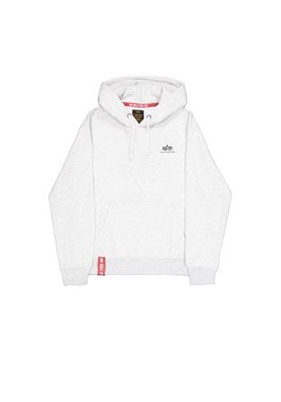 Alpha Industries Hoodie ALPHA INDUSTRIES Basic Hoodie SL, Herren, Gr. XXL, grau (pastel grau melange), Obermaterial: 80% Baumwolle, 20% Polyester, regular fit, Sweatsh