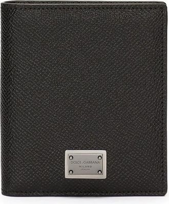 Dolce & Gabbana Zwarte Kaarthouder - Heren - Portefeuilles - Zwart - ONE Size - Accessoires