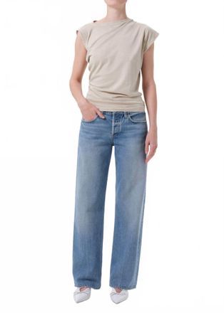 A Gold E Low Rise Loose Jeans In Vault
