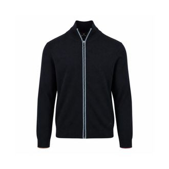 Paul Smith Vest met rits - Heren - Truien - Blauw - Maat: XL Zijde