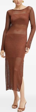 Fracomina Abito a maniche lunghe - Marrone