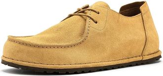 Birkenstock Utti Lace Up - Suede Mens Shoes Cork Brown : EU 43 (US Mens 10-10.5) M