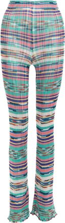 Missoni colorful psychedelic stripe high waisted pants