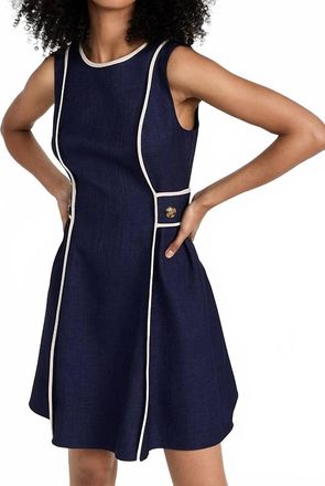 Shoshanna Samara Dress In Navy