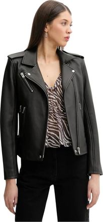 Iro Newhan Leather Jacket - Jackets - Mujer - Negro - M