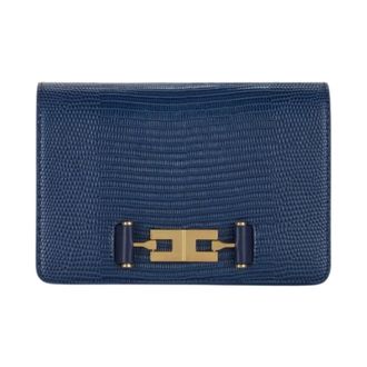 Elisabetta Franchi Crossbody Bag - Dames - Tassen - Blauw - Maat: ONE Size Leer