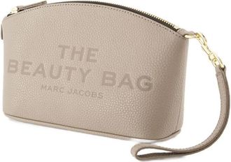 Marc Jacobs The Beauty Bag - Dames - Toilettassen - Beige - ONE Size - Leer - Tassen