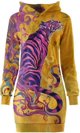 Mr. Gugu & Miss Go Whisper of the Tiger Oversize hoodiejurk