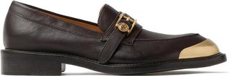 Versace Primo Leather Loafers