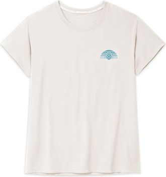 Stio | Womens Grand Horizon Tee Shirt, Size Extra Small in Mountain Goat