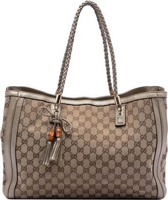 Gucci Pre-owned Tote Bags, female, Brown, Size: ONE SIZE Pre-owned Classic Structured Tote Bag