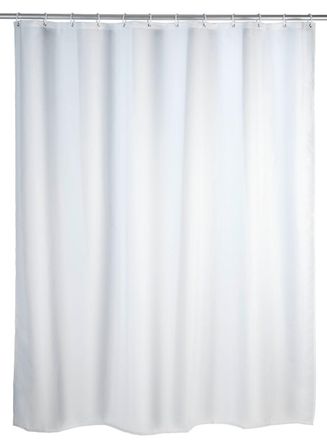 WENKO Cortina De Ducha Uni White, Anti-schimmel