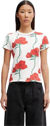Kenzo Archive Rose T-shirt - Dames - T-shirts - Veelkleurig - XS - Katoen - Tops