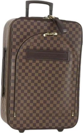 Louis Vuitton Pre-owned Weekend Bags, female, Brown, Size: ONE SIZE Pre-owned Rubber Travel Bag