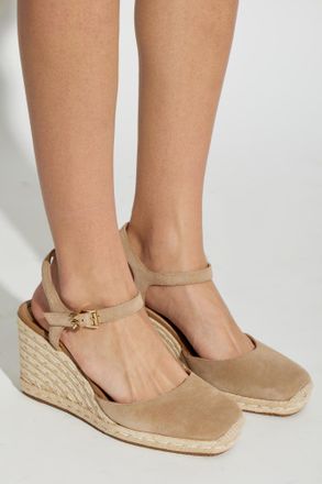 Michael Michael Kors Wedge Shoes Kenzie, Womens, Brown