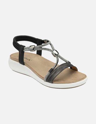 Lotus Womens Bruna Womens Sandals - Black - Size: 8