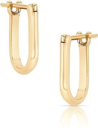 Thatch Eden Hoop Earrings in 14K Gold Plated at Nordstrom