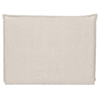 NATYAL Cabecero tapizado acolchado moderno para cama de 150cm en color crudo