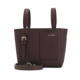 Valextra Shopping Bags, female, Red, ONE SIZE, Bucket Mini Shoulder Bag