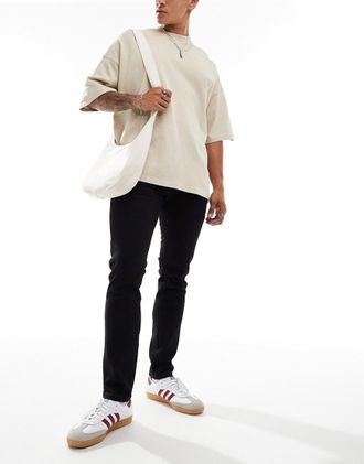 Wrangler Bryson - Jeans skinny nero slavato