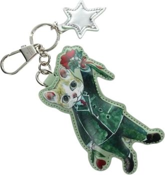Gucci Pre-owned Sleutelhanger - Dames - Vintage Accessoires - Groen - ONE Size - Leer - Vintage