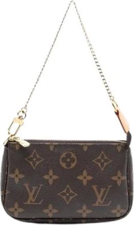 Louis Vuitton Pre-owned Mini Bags, female, Brown, Size: ONE SIZE Pre-owned Canvas Mini Bag