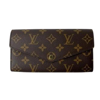 Louis Vuitton Pre-owned Wallets, female, Brown, Size: ONE SIZE Pre-owned Monogram Long Wallet (Bi-fold)