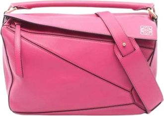 Loewe Pre-owned Handbag - Dames - Vintage Handtas - Roze - ONE Size - Leer - Vintage