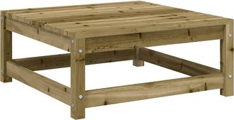 vidaXL Vidaxl - Taburete De Jard&iacute;n Madera De Pino Impregnada 70x70x30 Cm