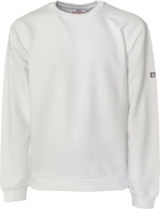 GCDS Witte Sweatshirt A2Eu 1500Uw 0-10 - Heren - Sweatshirts - Wit - L - Hoodies & sweatvesten