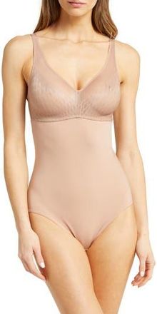 Wacoal Elevated Allure Wirefree Shaping Bodysuit in Roebuck at Nordstrom Rack, Size 36Ddd