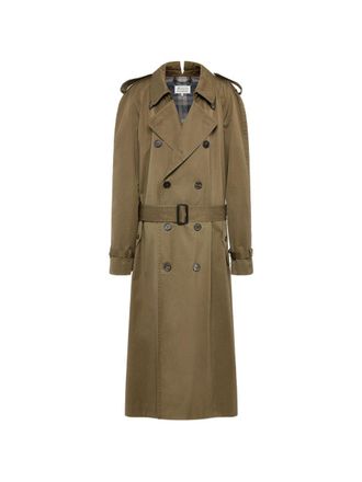Maison Margiela trenchcoat met dubbele rij knopen