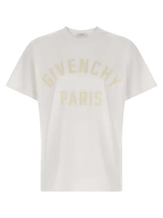 Givenchy Logo-Embroidered Cotton T-Shirt - White