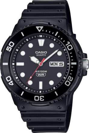 Casio Mens Black Analog Watch with Black Dial - MRW-230H-1E1V