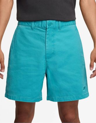 Nike Mens Club Solid Chino Shorts - Blue - Size: 32/40