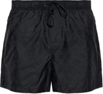 Giorgio Armani Swim Shorts - Heren - Strandmode - Zwart - S - Polyester - Badmode