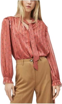 Pepe Jeans London Miraya Blouse - Dames - Blouses - Roze - XS - Polyester - Overhemden