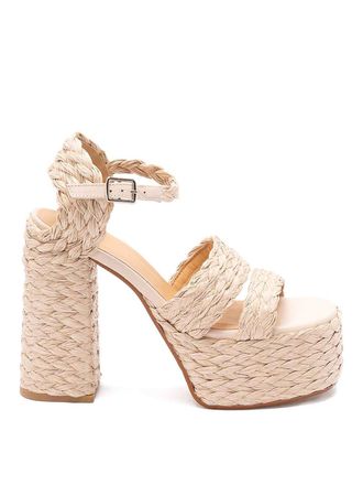 Castaner Raffia Heeled Sandals