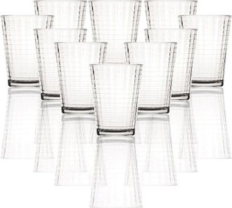 Circleware Jay Import Company Matrix Set Of 10 Juice Glasses