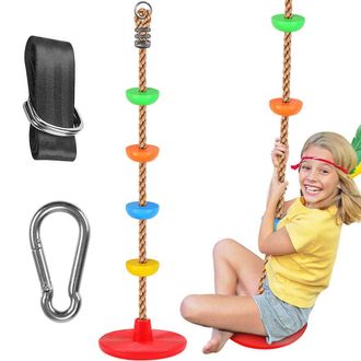 OEM Columpio De Cuerda Para Trepar Con Plataformas Y Columpios De Disco, Accesorio De Columpio Para Exteriores Para Parques Infantiles Con Correa De 1,5 M