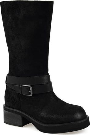 Candie's Crib Block Heel Boot in Black at Nordstrom, Size 11