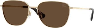 Burberry Be3171 Zonnebril - Heren - Accessoires - Geel - Maat: 57 MM Polyamide