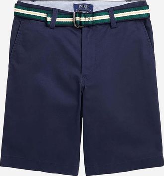 Polo Ralph Lauren Boys Stretch Cotton Shorts Navy Trousers