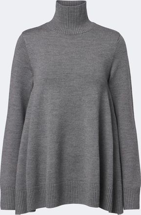 Toteme Flared wool turtleneck sweater