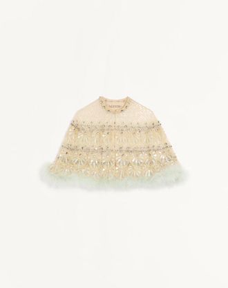Valentino Cappa In Tulle Illusione Ricamata Donna MULTICOLOR 42