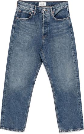 A Gold E Jeans dritti crop anni 90 - Blu