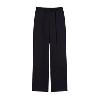 Max Mara Wide Trousers, female, Blue, Size: S Mallo Trousers